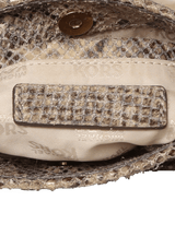 SNAKESKIN LEATHER BAG