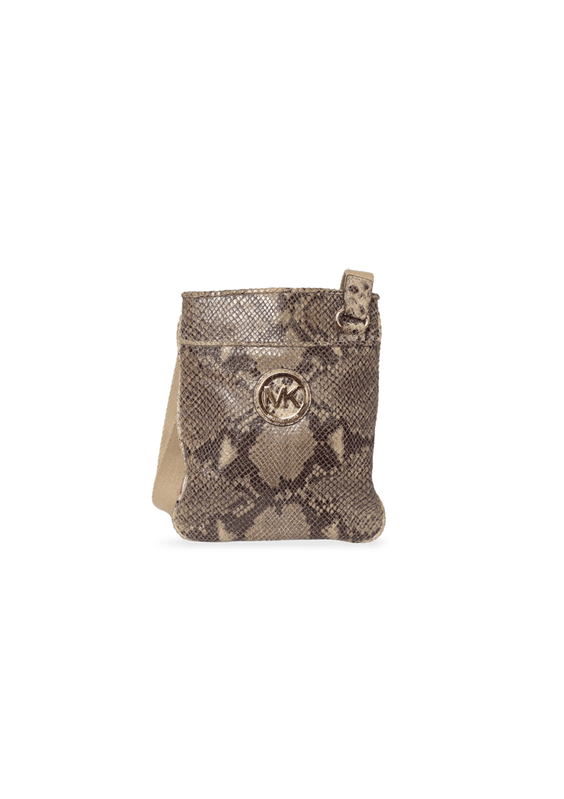 SNAKESKIN LEATHER BAG