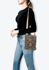 SNAKESKIN LEATHER BAG