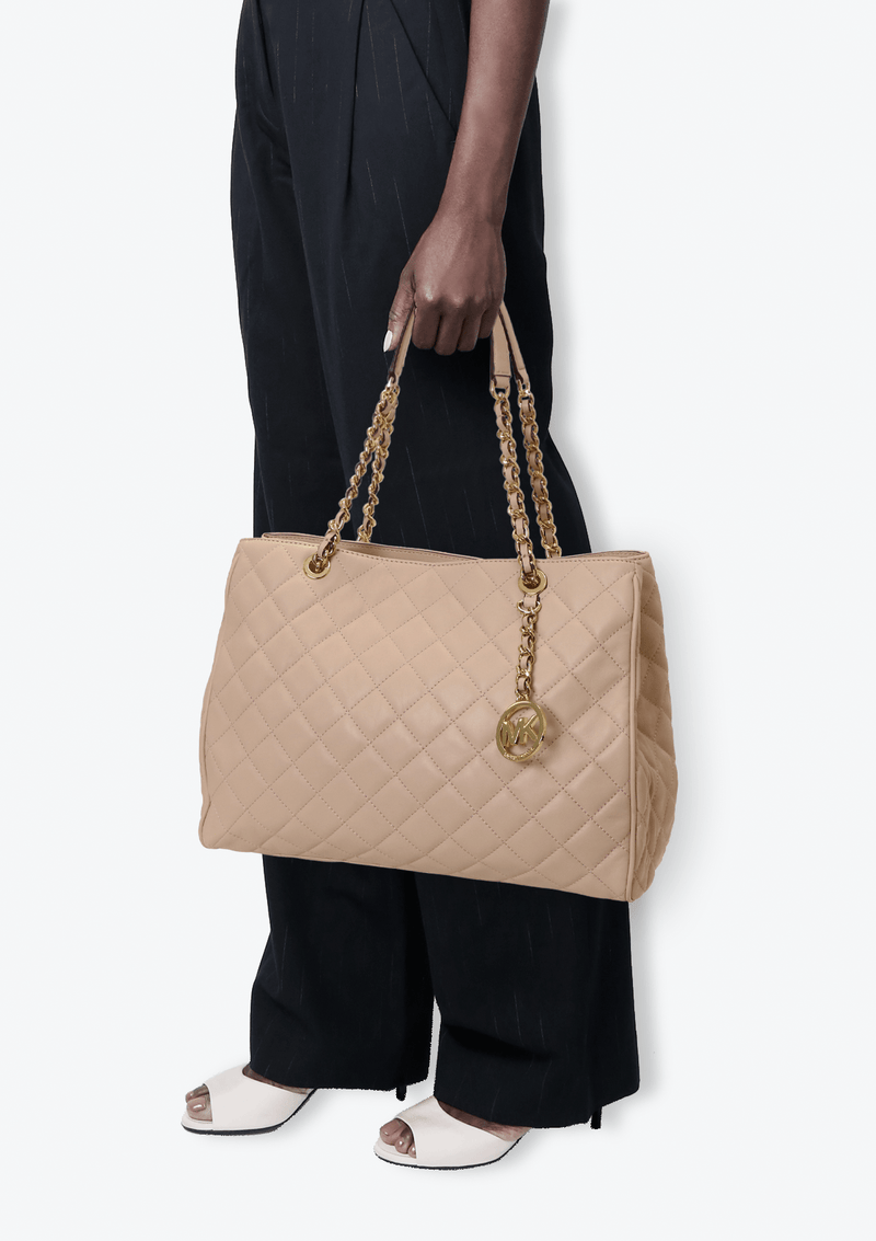 Michael kors susannah quilted on sale tote