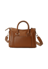 LEATHER SATCHEL FOLK BAG