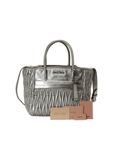 DOUBLE ZIP MATELASSÊ SATCHEL