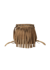 FRINGE SUEDE CROSSBODY BAG