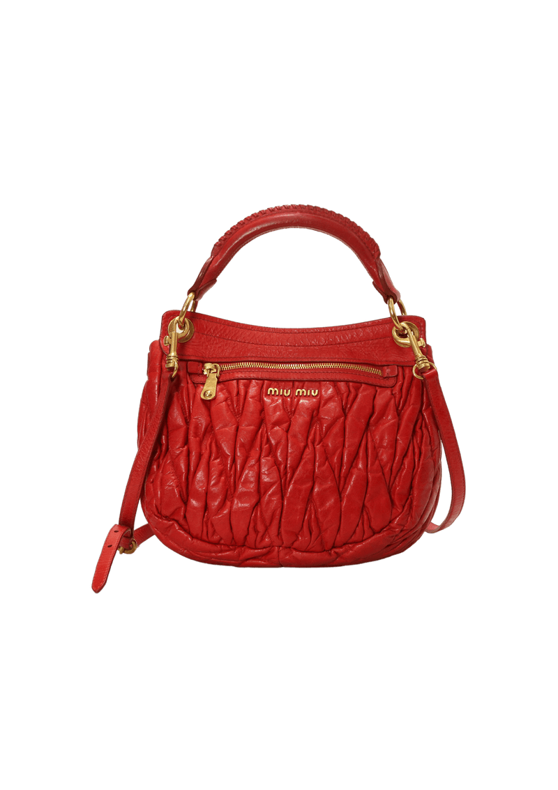 GAUFFRE FLAP BAG