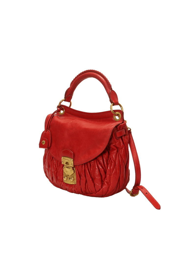 GAUFFRE FLAP BAG