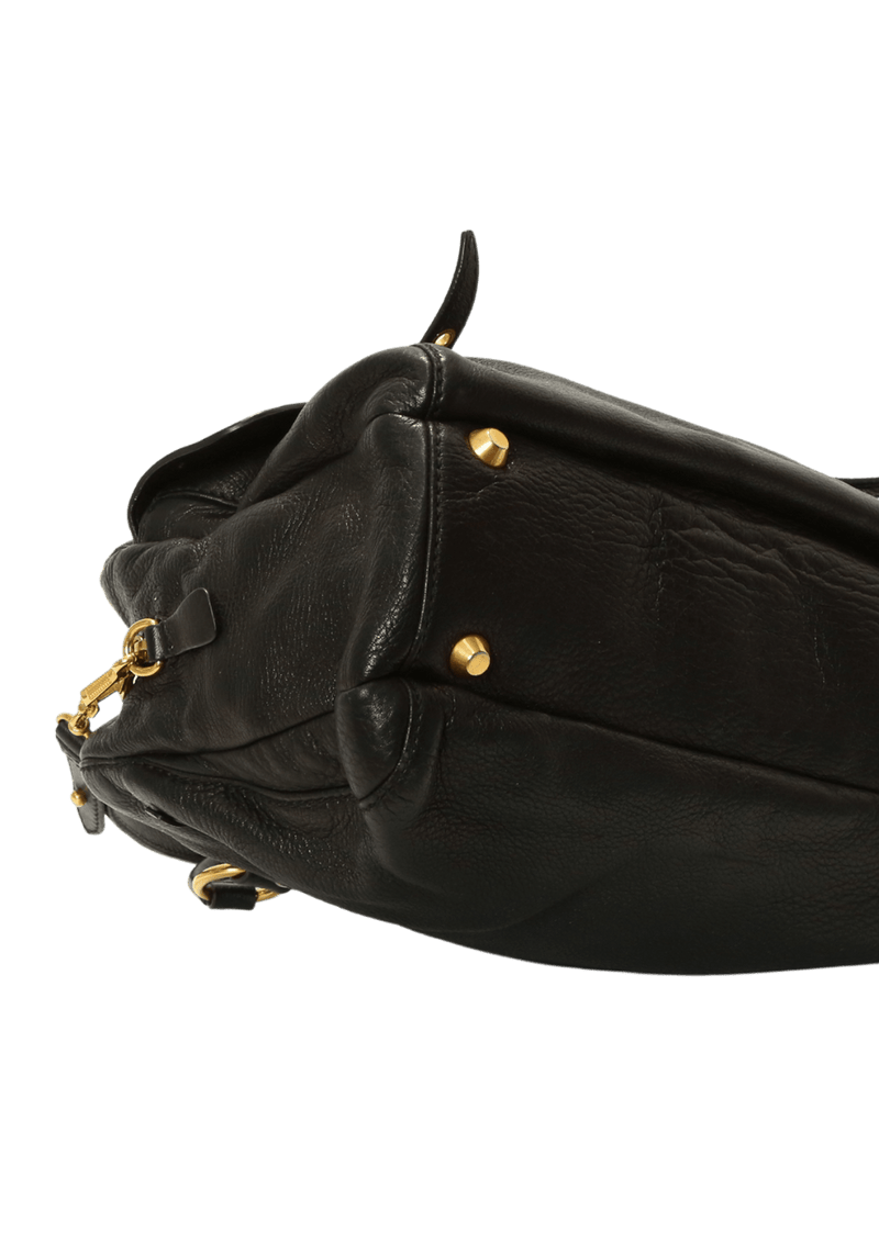 LEATHER BOSTON BAG