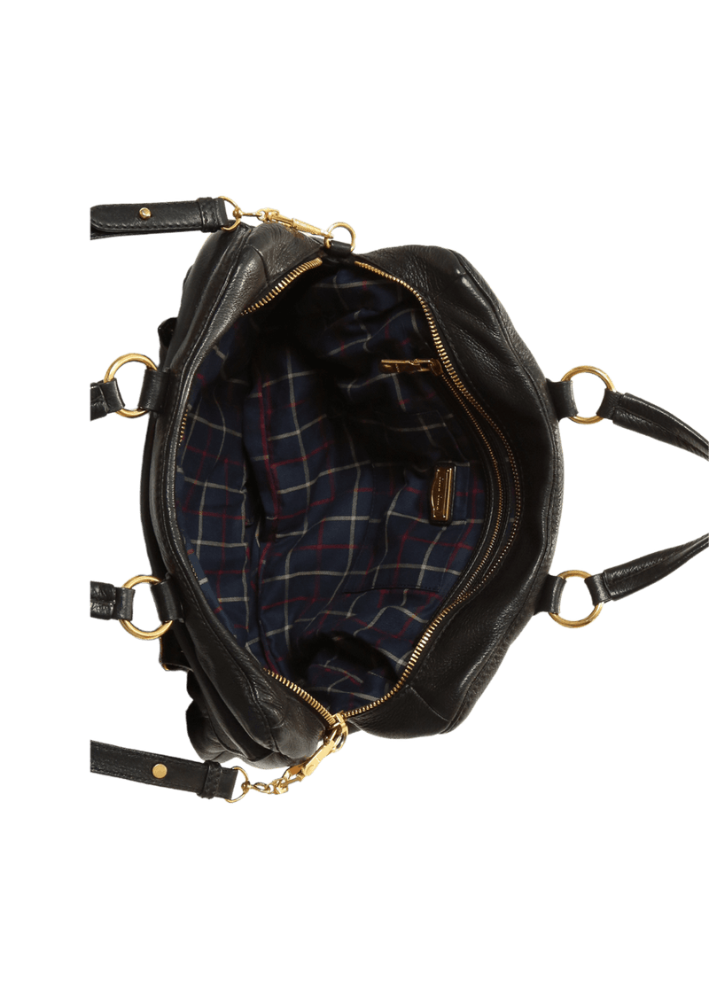 LEATHER BOSTON BAG