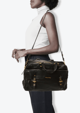 LEATHER BOSTON BAG