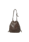 LEATHER BUCKET BAG