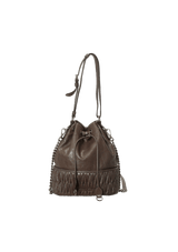 LEATHER BUCKET BAG