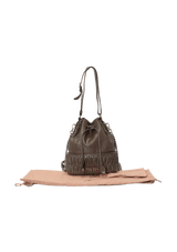 LEATHER BUCKET BAG