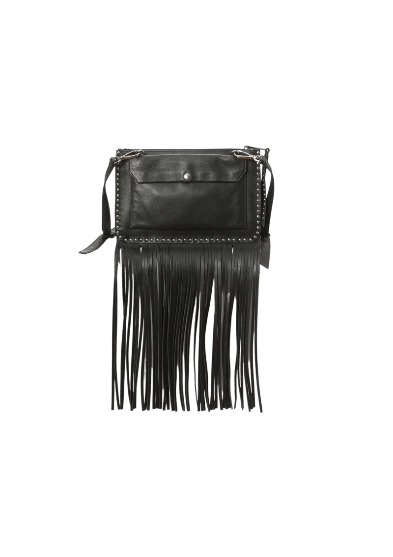 LEATHER FRINGE BAG