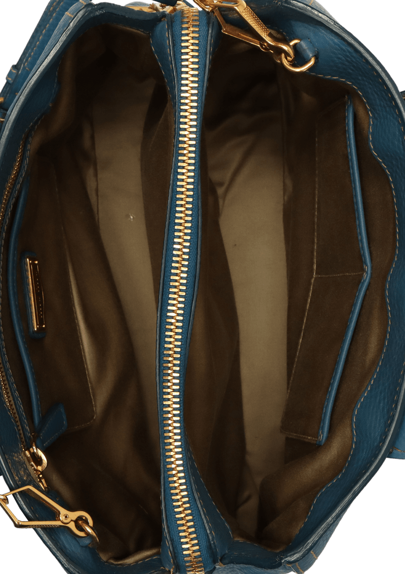 LEATHER SATCHEL BAG