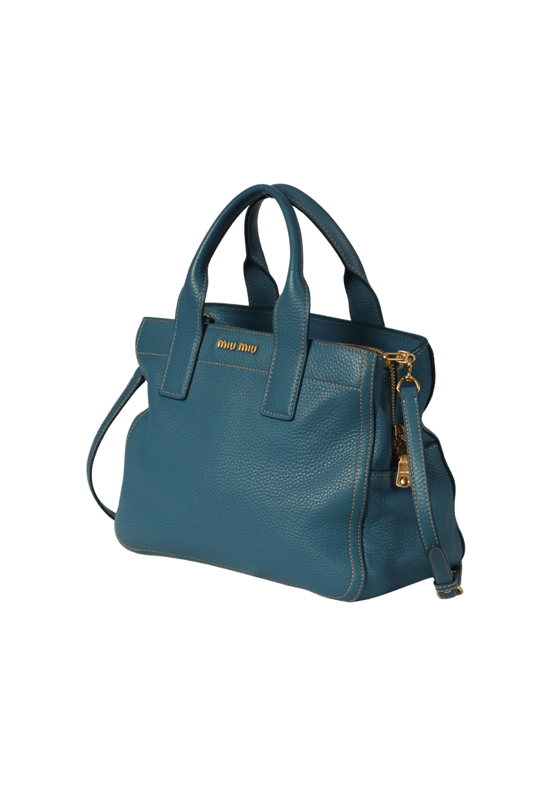 LEATHER SATCHEL BAG