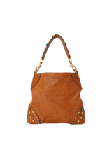 LEATHER STUDDED HOBO