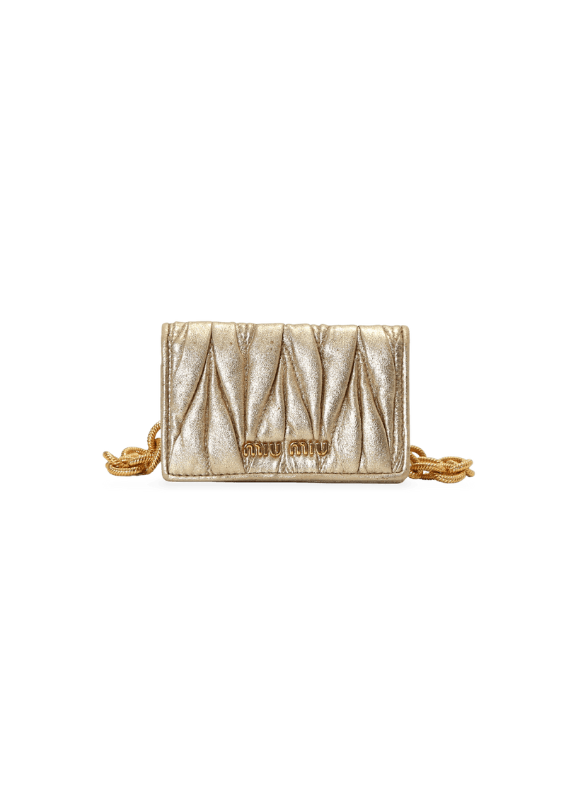 MATELASSE CHAIN LINK BAG