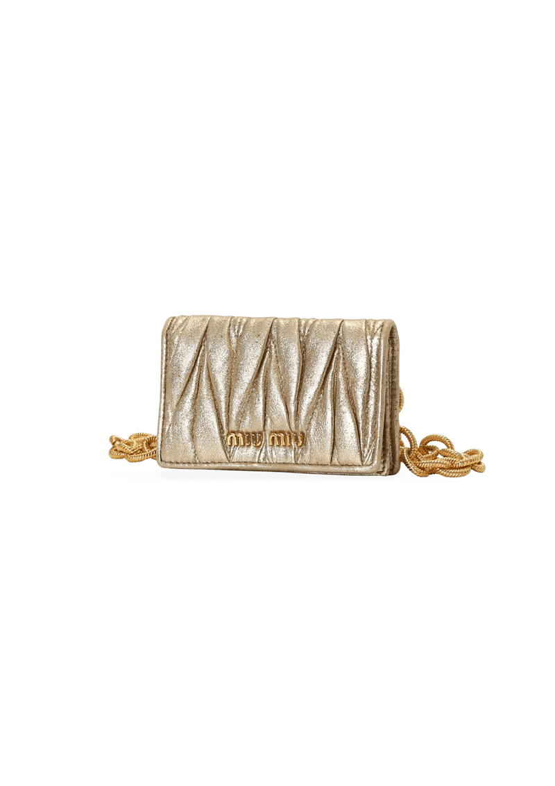 MATELASSE CHAIN LINK BAG