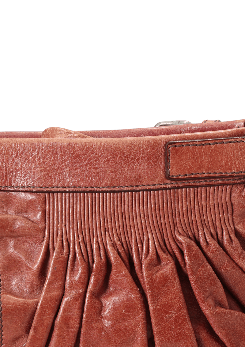 MATELASSÊ LEATHER CLUTCH