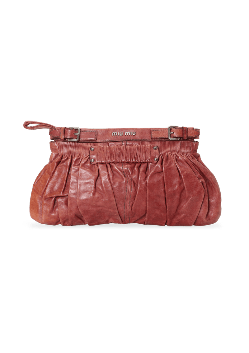 MATELASSÊ LEATHER CLUTCH