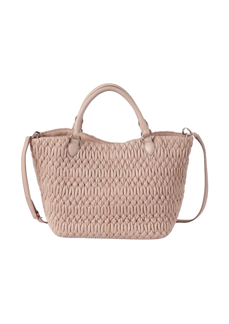 MATELASSÉ MADRAS BAG