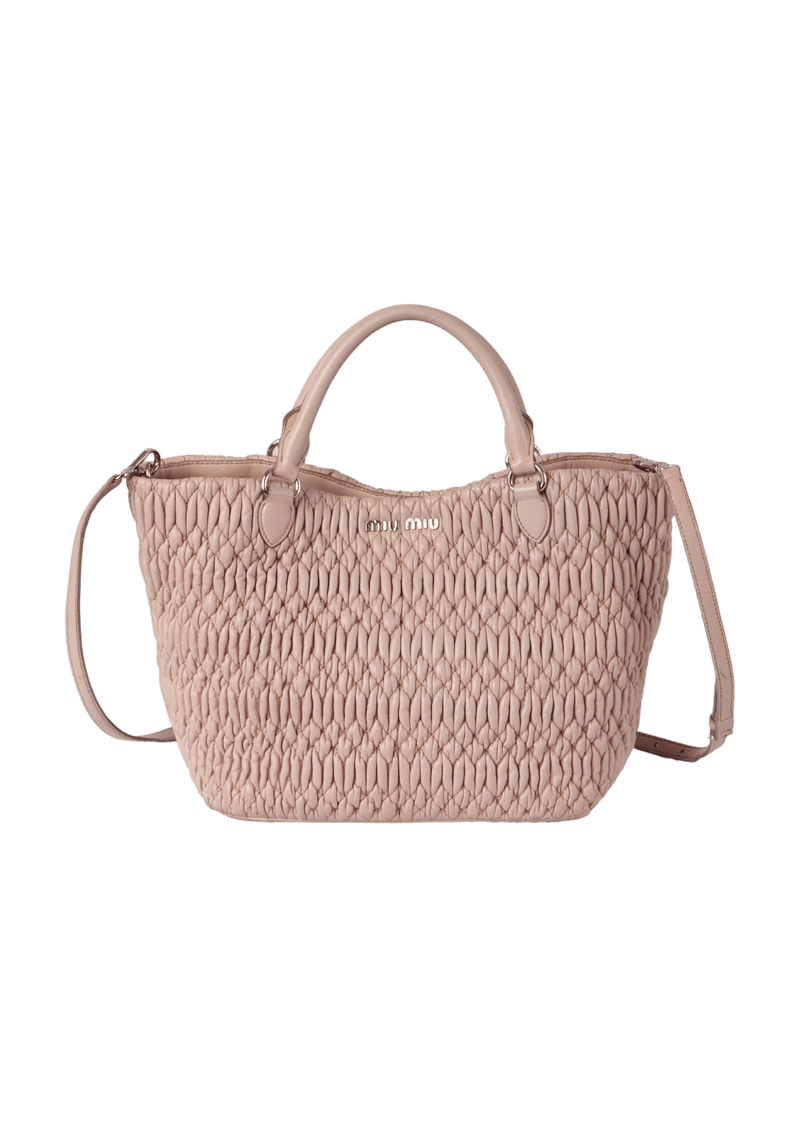 MATELASSÉ MADRAS BAG