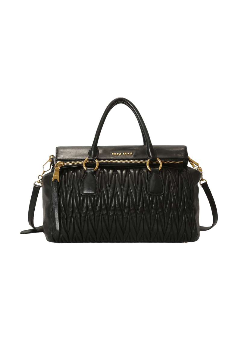 MATELASSE SATCHEL BAG