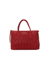 MATELASSE SIDE ZIP