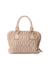 MATELASSÉ ZIP TOTE