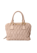 MATELASSÉ ZIP TOTE