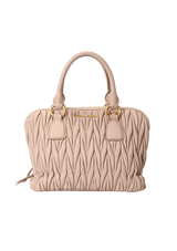 MATELASSÉ ZIP TOTE