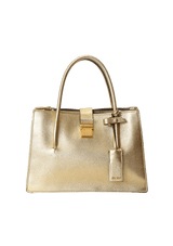 METALLIC LEATHER PUSHLOCK