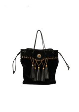 SUEDE TASSEL BAG