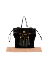 SUEDE TASSEL BAG