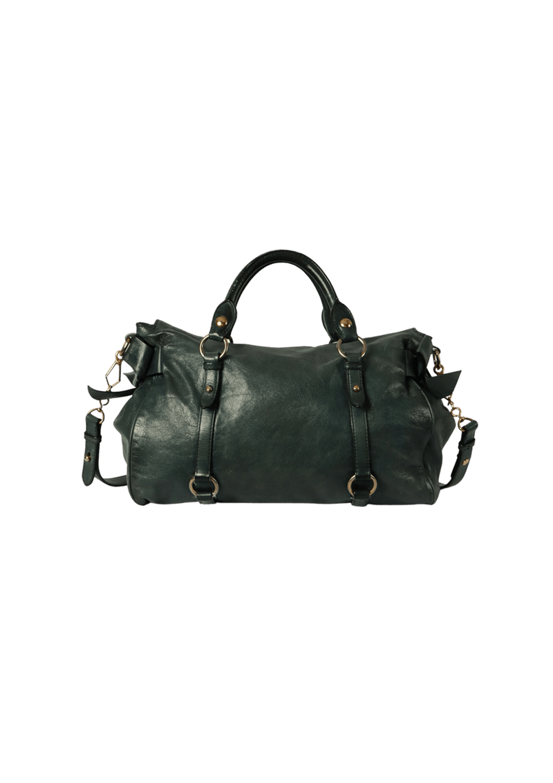 VITELLO FOLD OVER SATCHEL