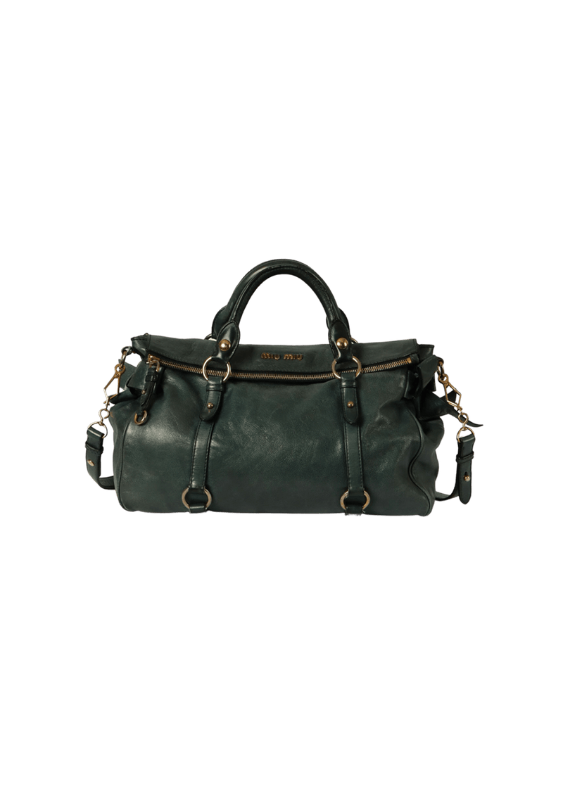 VITELLO FOLD OVER SATCHEL