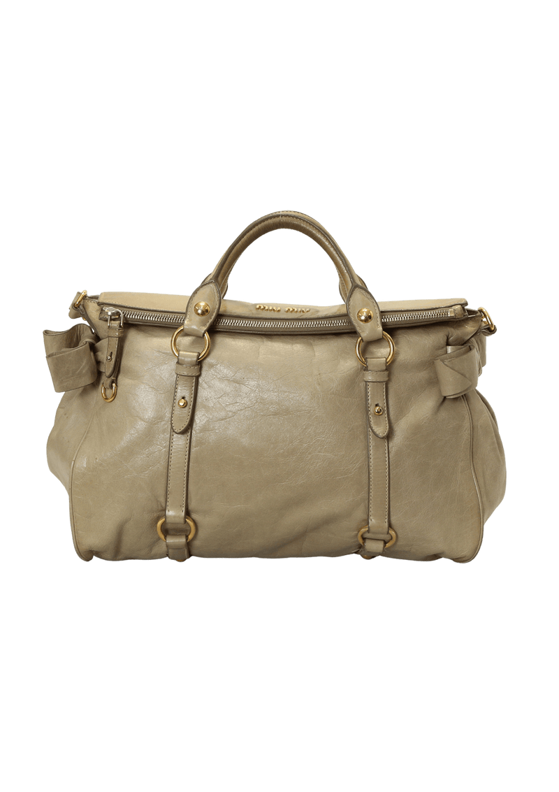 VITELLO FOLD OVER SATCHEL