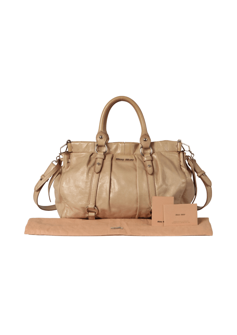 VITELLO LUX SATCHEL BAG