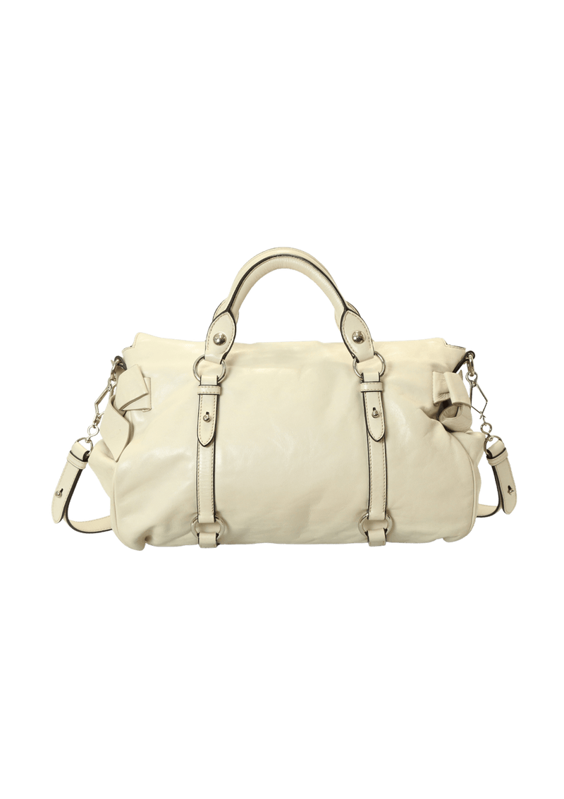 VITELLO SHINE BOW SATCHEL