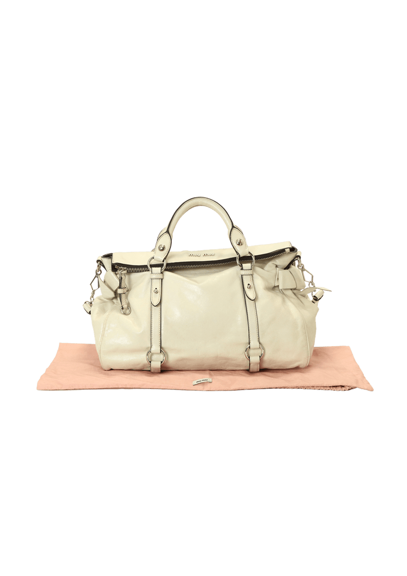 VITELLO SHINE BOW SATCHEL