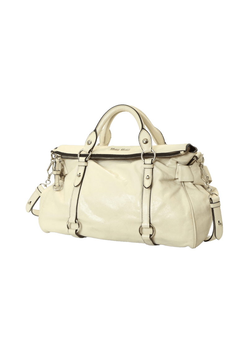 VITELLO SHINE BOW SATCHEL