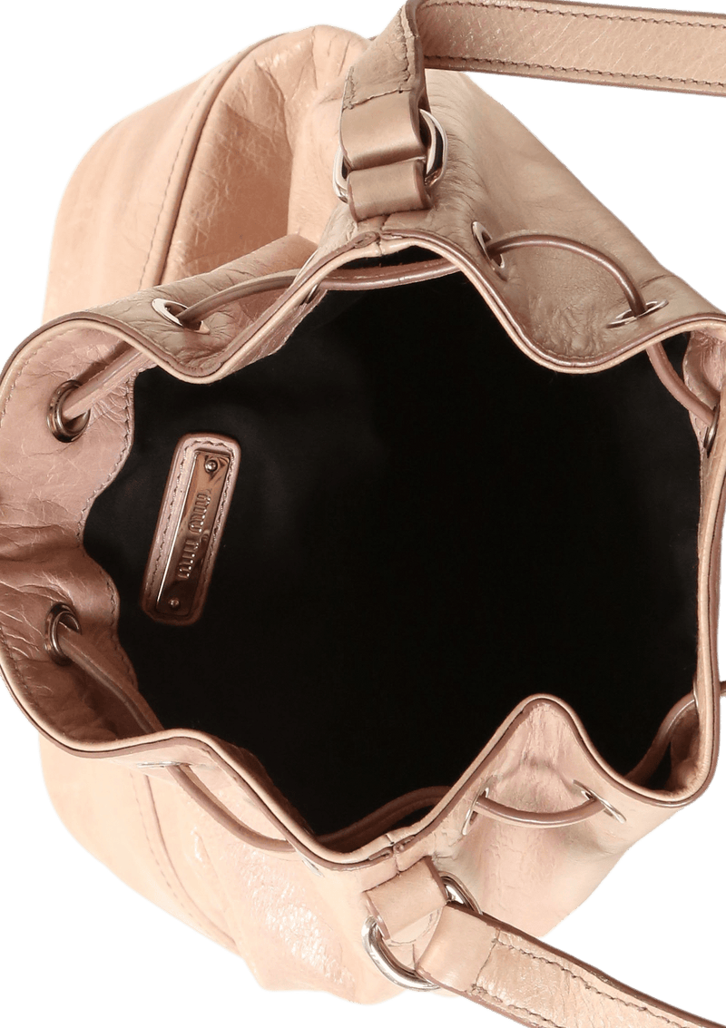 VITELLO SHINE BUCKET BAG