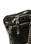 VITELLO SHINE DOUBLE ZIP BAG