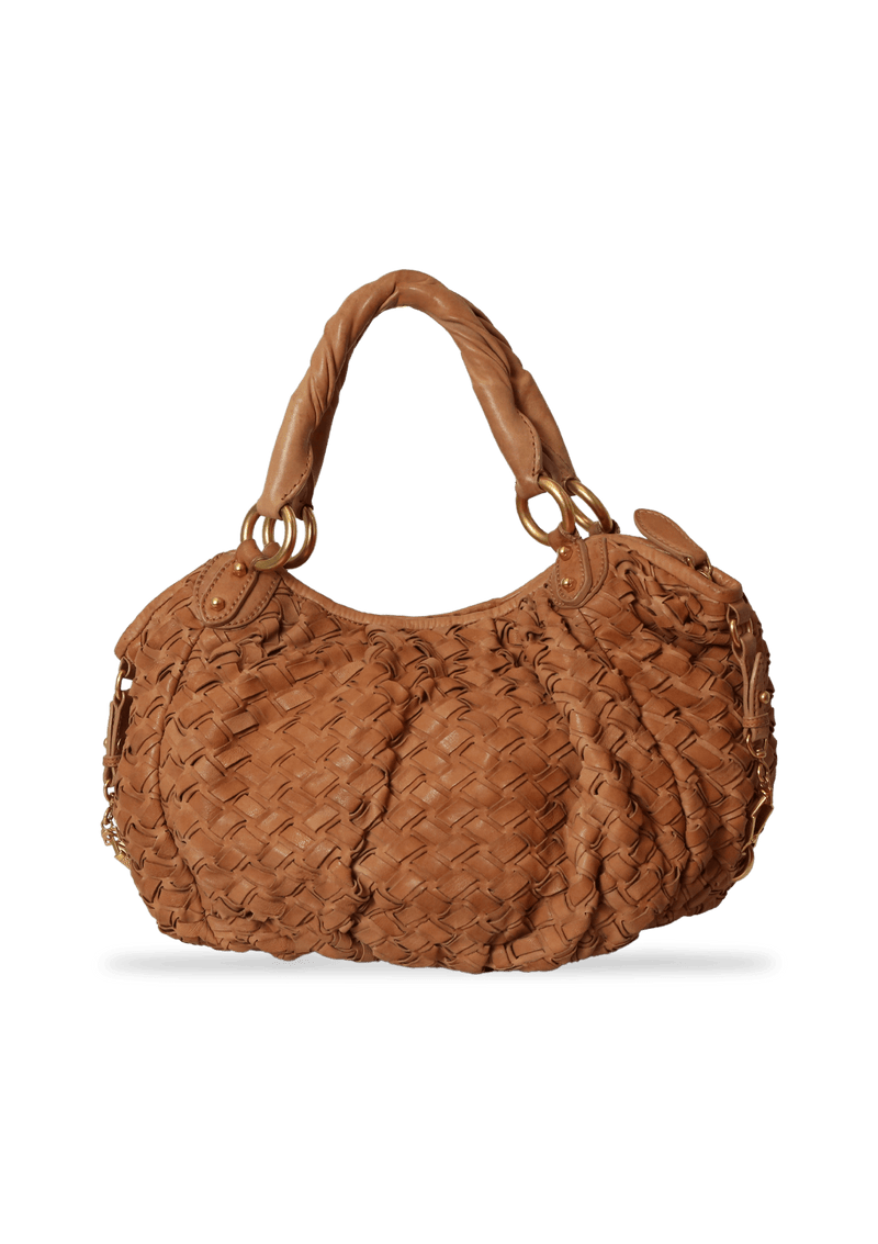 WOVEN LEATHER LAGUNA