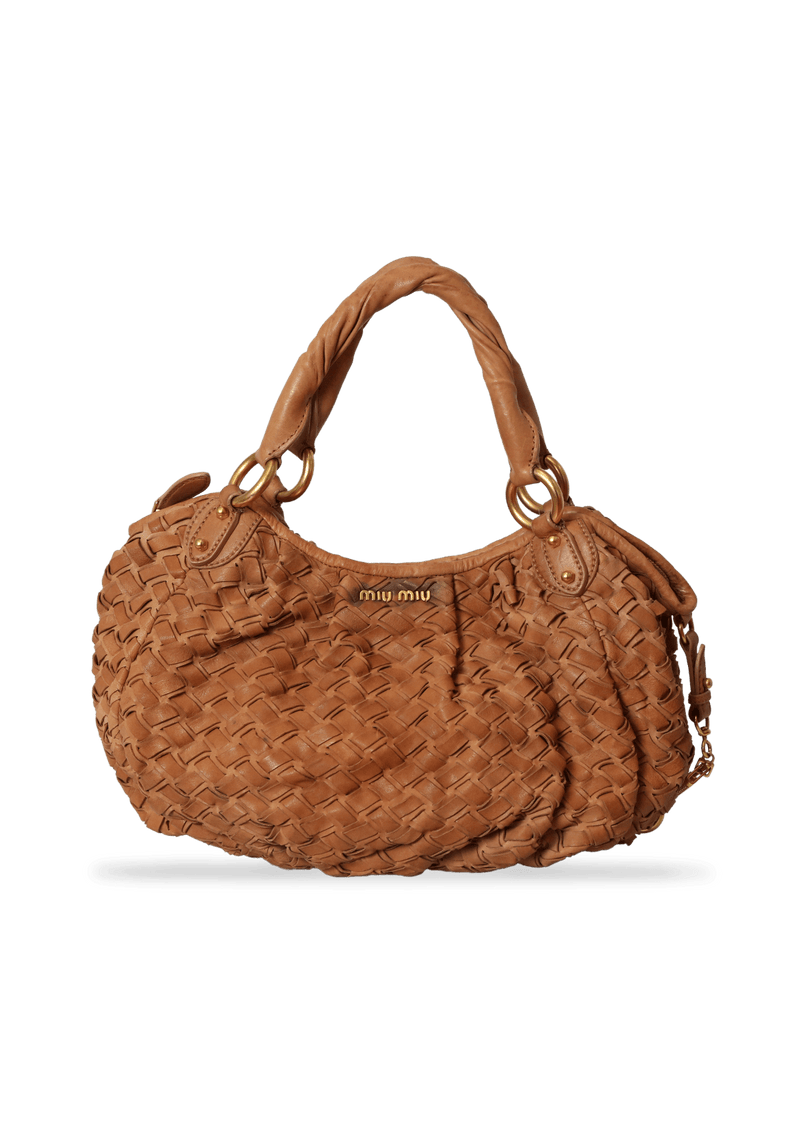 WOVEN LEATHER LAGUNA