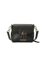 LEATHER FLAP BAG