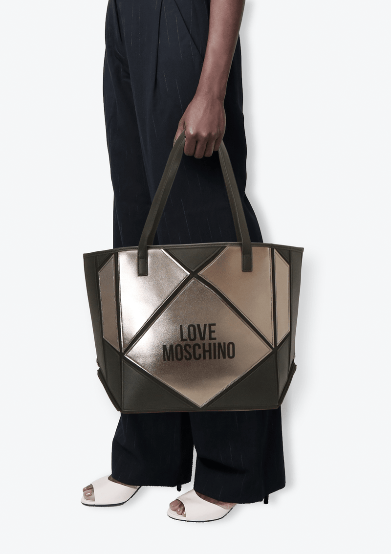 LEATHER LOGO BAG