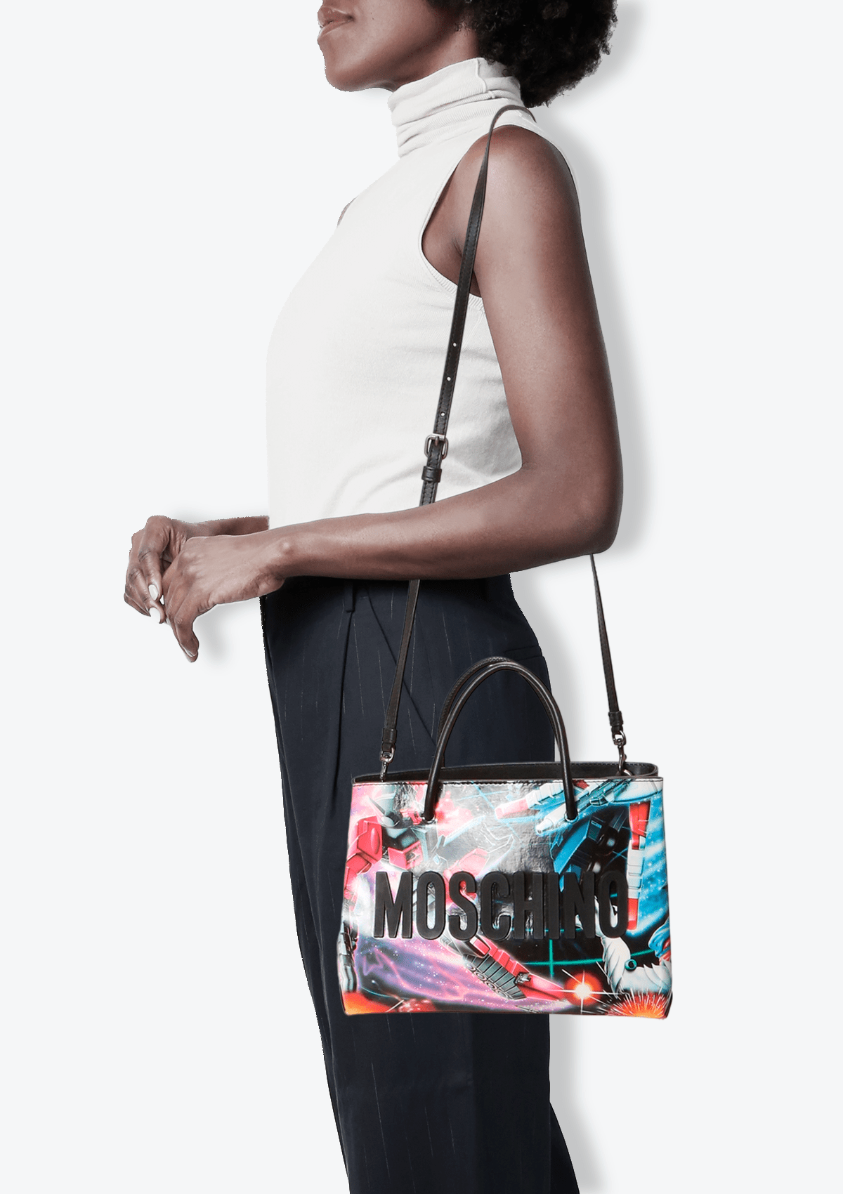 PRINTED TRANSFORMERS LOGO TOTE