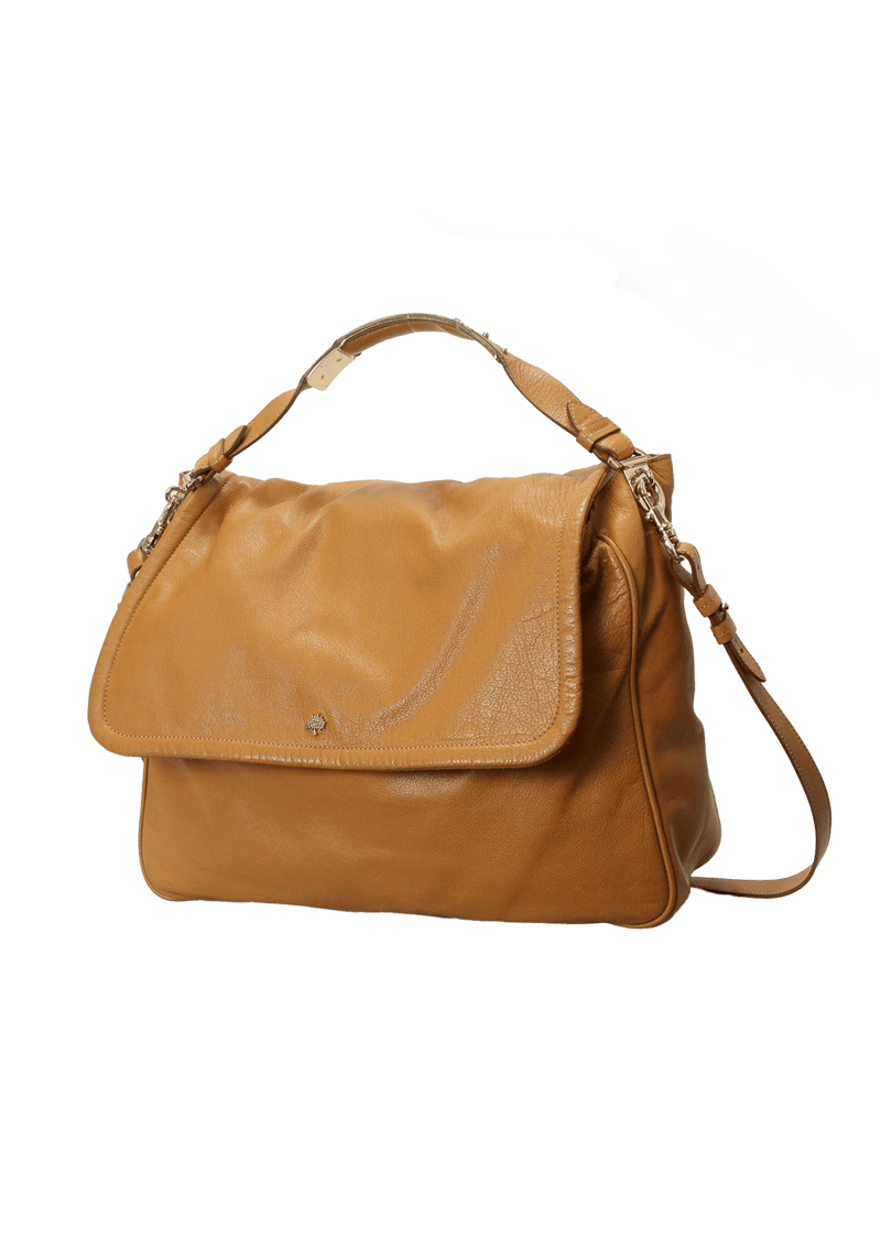 LEATHER FLAP BAG