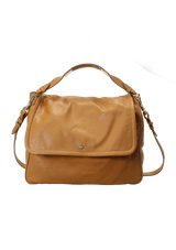 LEATHER FLAP BAG