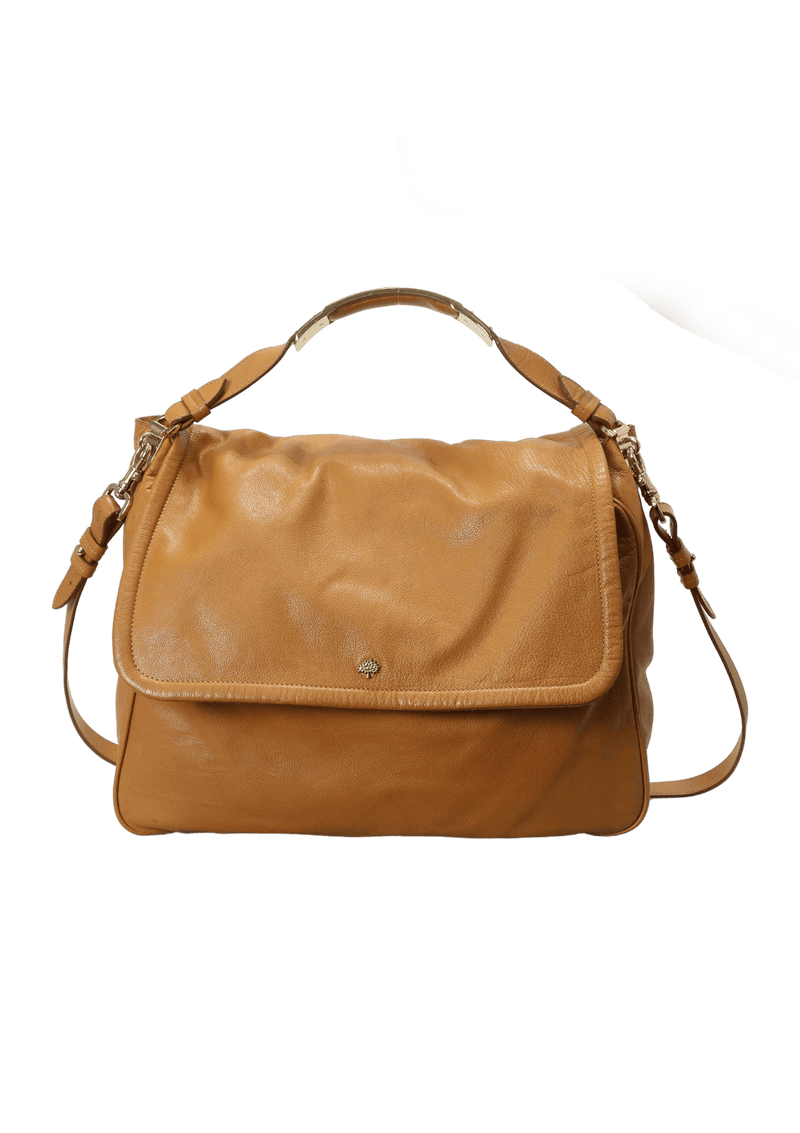 LEATHER FLAP BAG